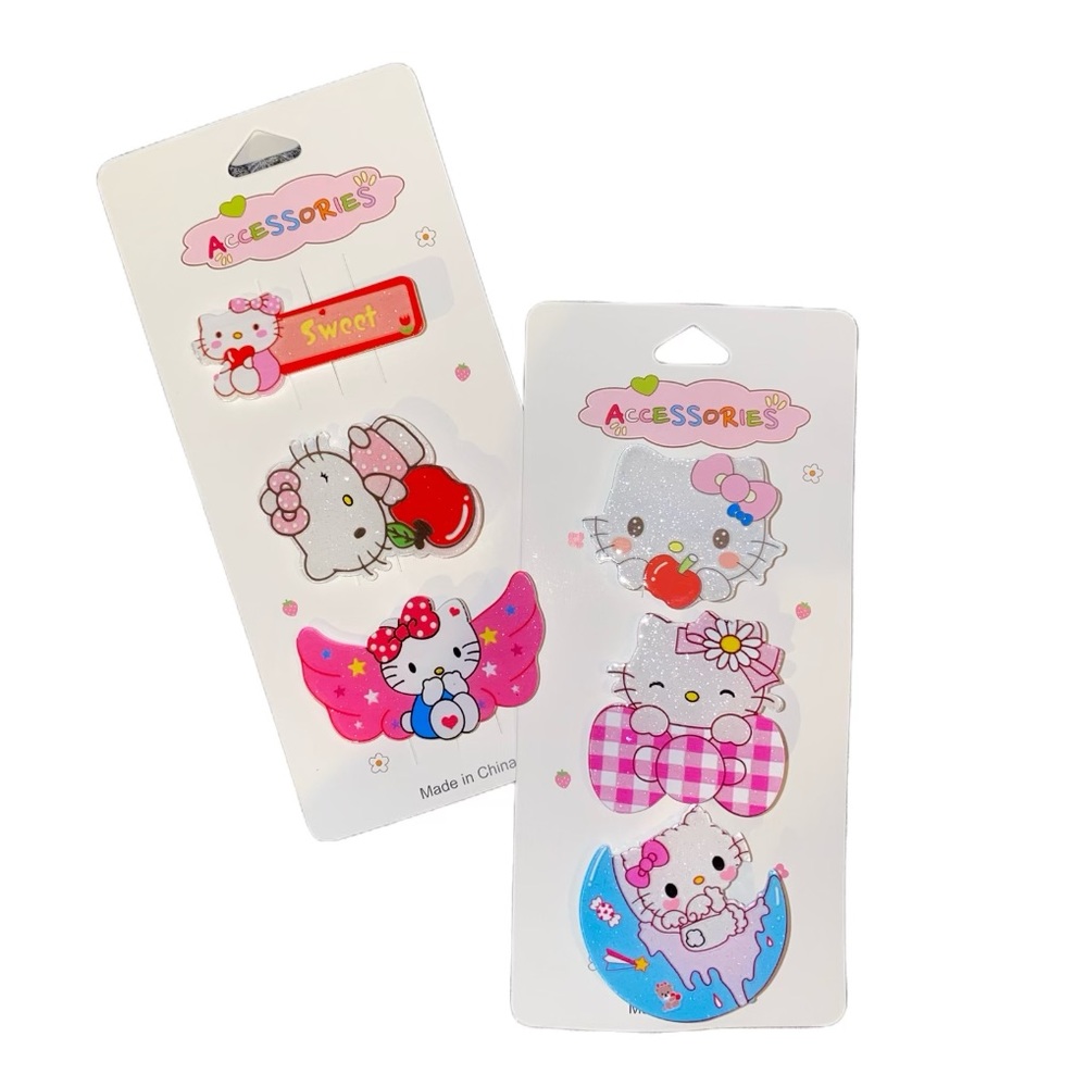 Hello Kitty hair clips